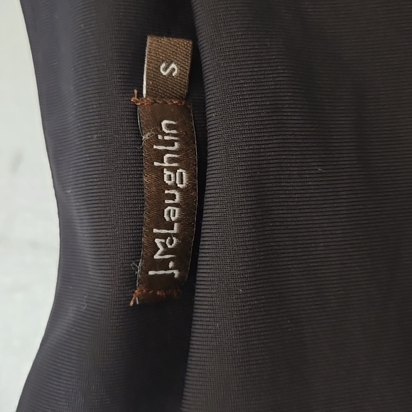 J McLaughlin Nicola Layered Shift DRESS Elegant Black Layered CLASSIC SIZE SMALL - Picture 2 of 6